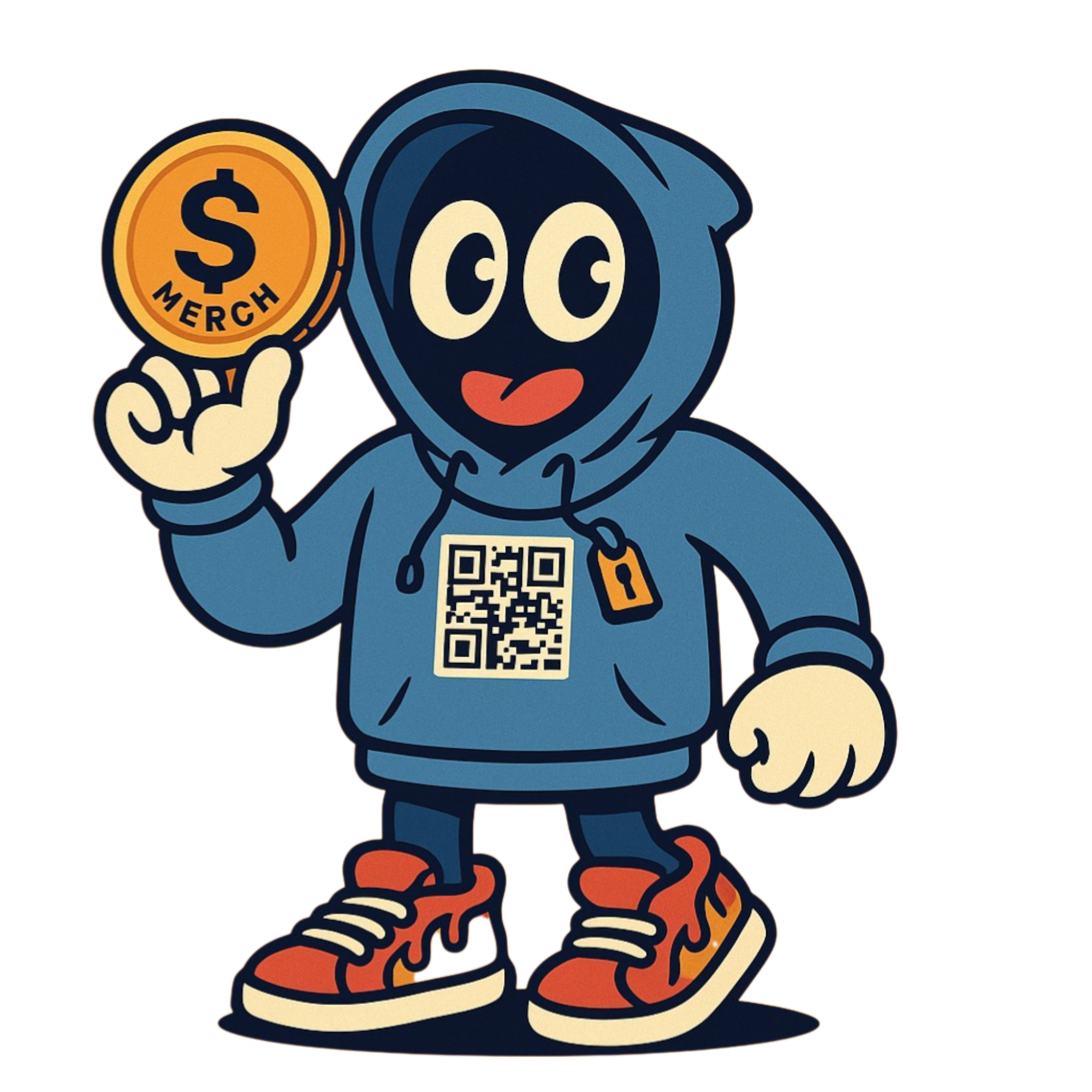 MerchCoin Mascot Logo